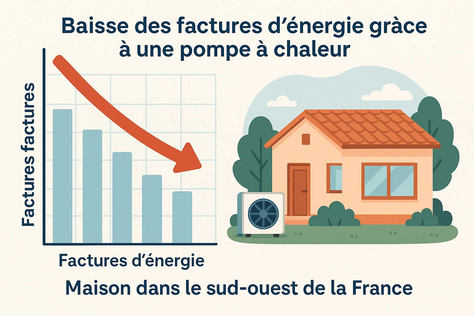 Économies d’énergie avec pompe à chaleur à Montauban
