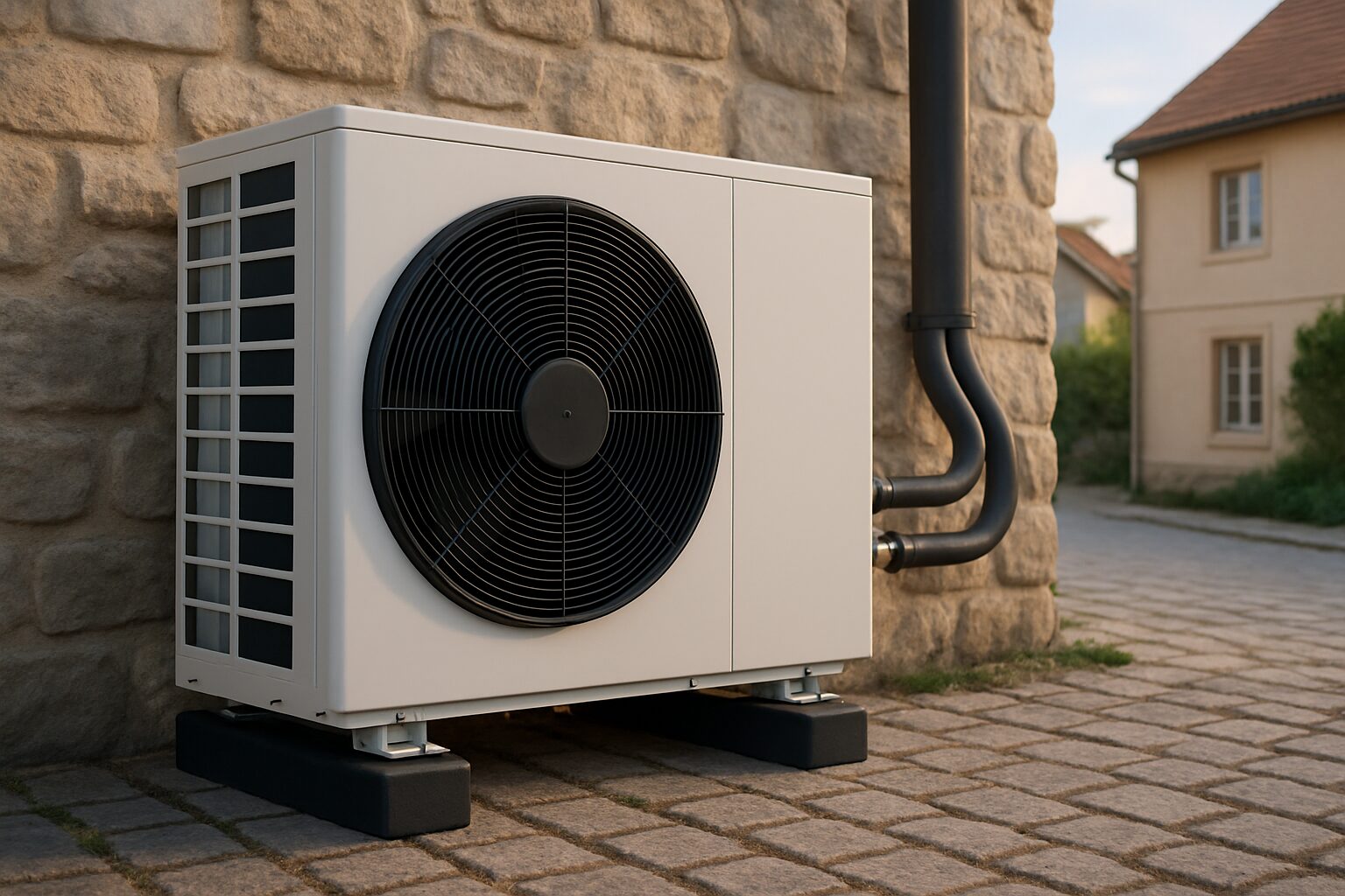 Unité extérieure de PAC basse température à Caussade