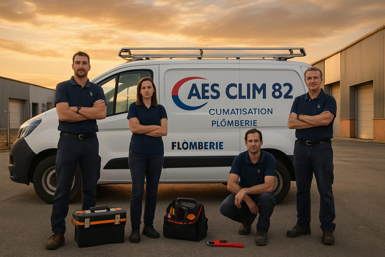 L’équipe AES Clim 82 prête à intervenir en Tarn-et-Garonne