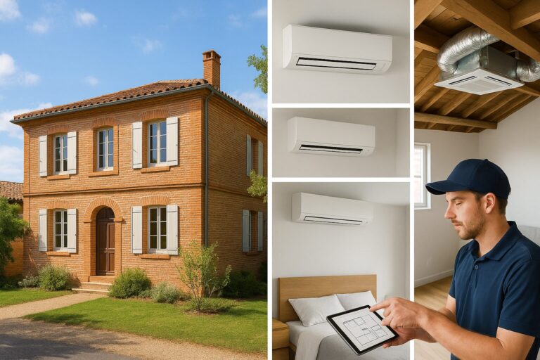 PAC air/air murale ou gainable : que choisir pour une maison à étage à Montauban ?