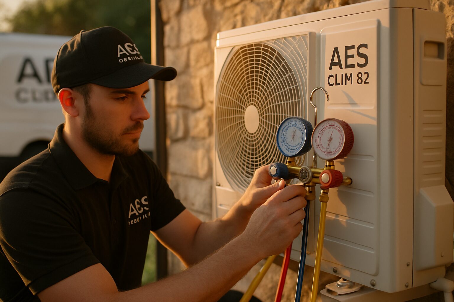 Unité extérieure multisplit optimisée à Caussade – réglages par AES Clim 82
