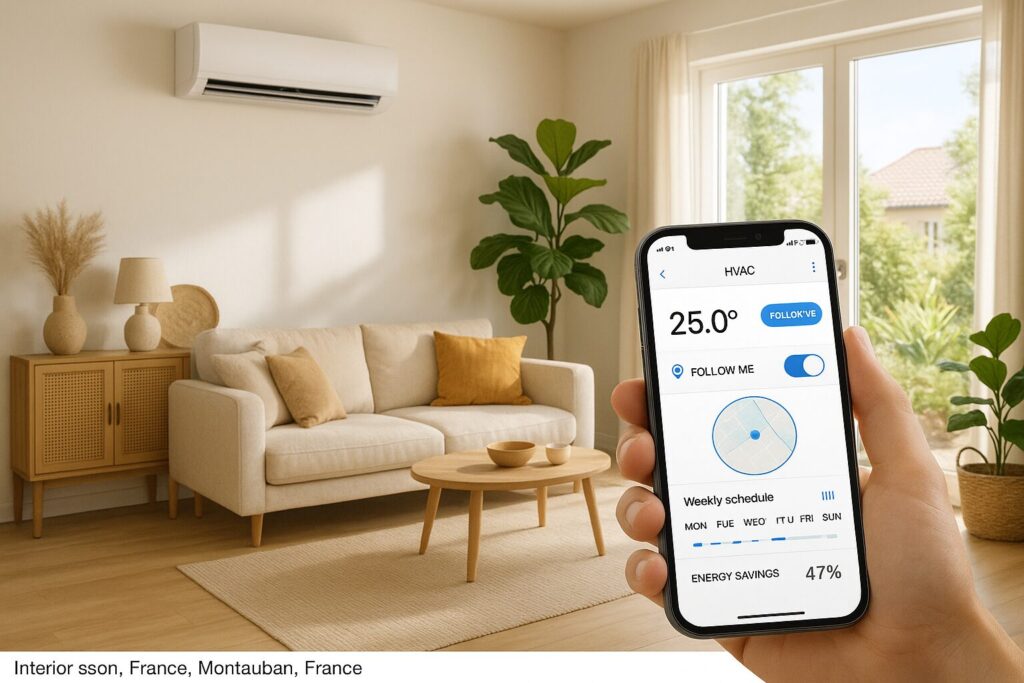Fonctions cachées de votre clim: capteur Follow Me, Wi‑Fi, minuterie et capteurs de présence